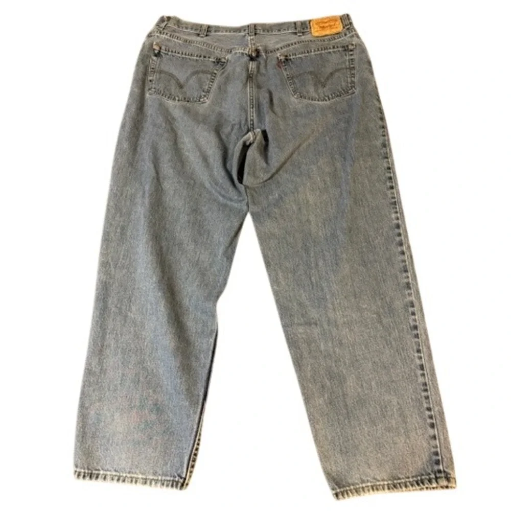 Vintage Levi's 560 Jeans Mens 42x32 Light Wash Comfort Fit Tapered Leg Denim